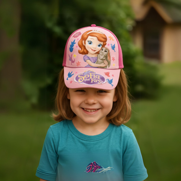 👑 Детска шапка Sofia the First – За малки принцеси с голямо въображение! 👑
